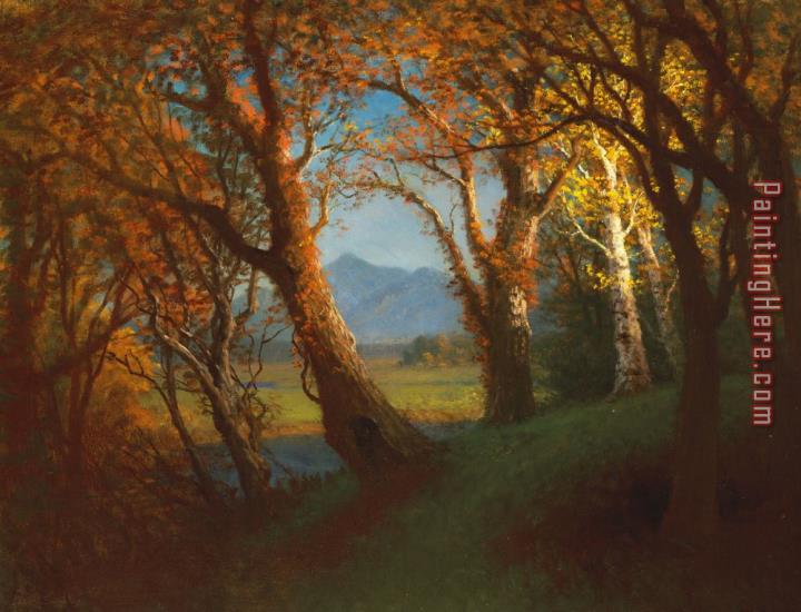 Albert Bierstadt Sunset in the Nebraska Territory